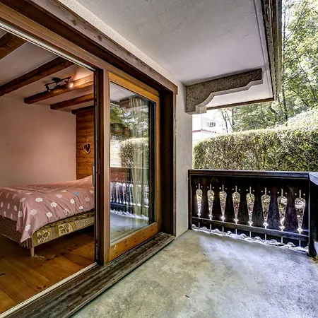 Jardin Du Parc Mont Blanc- Alpine Style In The Heart Of Lejlighed *